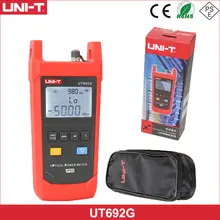 UNI-T UT692G Optical Power Meter Measurement Range -50 to 26dBm 800-1700nm InGaAs Backlight Tool IP65 High Precision Tester
UNI-T UT692G Optical Power Meter Measurement Range -50 to 26dBm 800-1700nm InGaAs Backlight Tool IP65 High Precision Tester