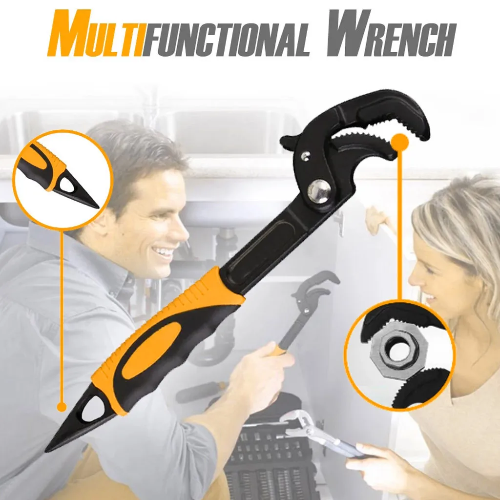 

Magic Wrench 9-45mm Adjustable Multi-function Spanner Tools Universal Wrench Pipe Home Hand Tool Plumbers Repair Tools