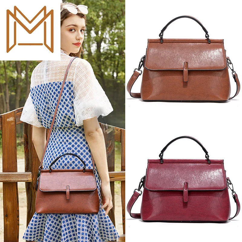 Bag Woman Package 2019 Oblique Satchel Season Western Style Capacity Genuine Leather Commute Handbag
Bag Woman Package 2019 Oblique Satchel Season Western Style Capacity Genuine Leather Commute Handbag