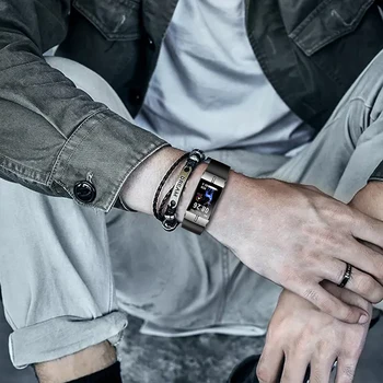 Smart Bracelet PCG+ECG Smartband Fitness Tracker Bluetooth Sport Waterproof Smart Bracelet Heart Rate Blood Pressure Tracker
Smart Bracelet PCG+ECG Smartband Fitness Tracker Bluetooth Sport Waterproof Smart Bracelet Heart Rate Blood Pressure Tracker