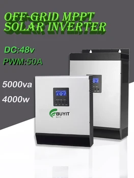 5kva 4000W Hybrid Solar Inverter 50A PWM Solar Charge Controller DC 48V Pure Sine Wave home inverter with battery
5kva 4000W Hybrid Solar Inverter 50A PWM Solar Charge Controller DC 48V Pure Sine Wave home inverter with battery