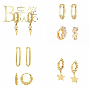 BOAKO Baroque Earrings For Women Earings Fashion Jewelry 2020 Pendientes Mujer Earrings Dangle Ear Piercing Zircon Jewelry #9.5
BOAKO Baroque Earrings For Women Earings Fashion Jewelry 2020 Pendientes Mujer Earrings Dangle Ear Piercing Zircon Jewelry #9.5