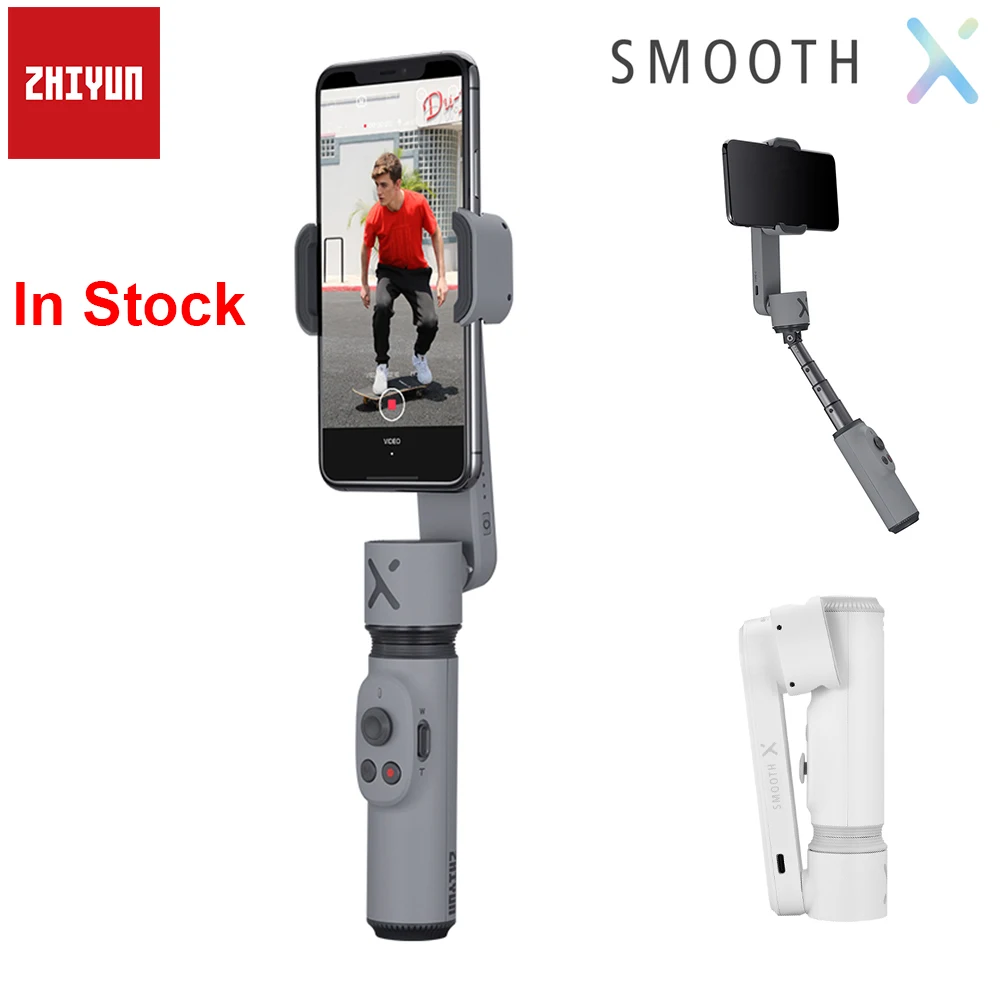 Портативная селфи-палка Zhiyun Smooth X монопод для телефона Ручной Стабилизатор