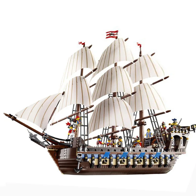 22001 Imperial Flagship Building Blocks Set Pirates Sailing Ship DIY Model Bricks Compatible with All brands 10210
22001 Imperial Flagship Building Blocks Set Pirates Sailing Ship DIY Model Bricks Compatible with All brands 10210