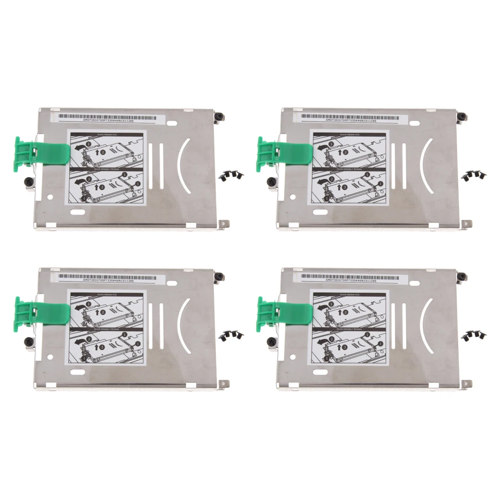4 Packs Premium Hard Drive HDD SSD Caddy / Enclosure Bay For HP ZBook 15 ZBOOK 17 G1 G2 4 Packs Premium Hard Drive HDD SSD Caddy / Enclosure Bay For HP ZBook 15 ZBOOK 17 G1 G2