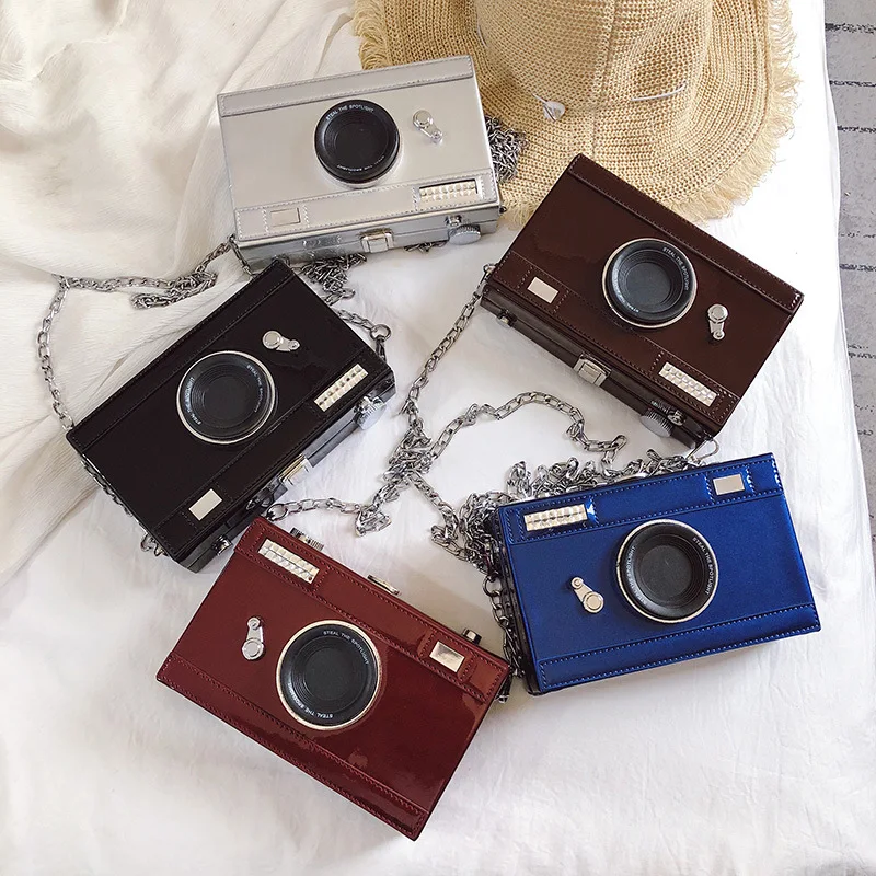 Designer Camera Shape Bags For Women 2019 Luxury Handbags Women Bags Box Shape Travel Purse Chains Shoulder Messenger Bags
Designer Camera Shape Bags For Women 2019 Luxury Handbags Women Bags Box Shape Travel Purse Chains Shoulder Messenger Bags