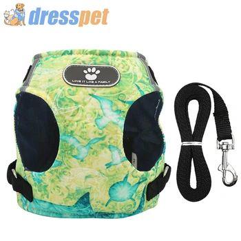 Dog Harness And Leash Set For Small Puppy Dogs Nylon Fabric 3M Reflective Strip Adjustable Dog Harnesses Vest
Dog Harness And Leash Set For Small Puppy Dogs Nylon Fabric 3M Reflective Strip Adjustable Dog Harnesses Vest