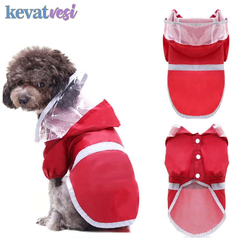 Pet Cat Dog Raincoat Waterproof Breathable Mesh Inside Dog Rainwear Reflective Puppy Outdoor Medium Small Dogs Pet Rain Gear
Pet Cat Dog Raincoat Waterproof Breathable Mesh Inside Dog Rainwear Reflective Puppy Outdoor Medium Small Dogs Pet Rain Gear