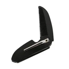 Mens Womens Beauty Handmade Folding Pocket Clip Hair Moustache Beard Comb Brush Black Foldable Comb Hairbrush Unisex
Mens Womens Beauty Handmade Folding Pocket Clip Hair Moustache Beard Comb Brush Black Foldable Comb Hairbrush Unisex