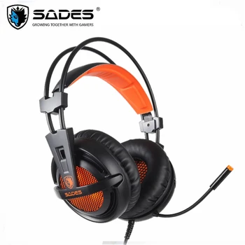 SADES A6 USB Wired Gaming Headset 7.1 Surround HiFi Stereo Deep Bass Headphone LED Light with Mic for PUBG Laptop PC Gamer
SADES A6 USB Wired Gaming Headset 7.1 Surround HiFi Stereo Deep Bass Headphone LED Light with Mic for PUBG Laptop PC Gamer