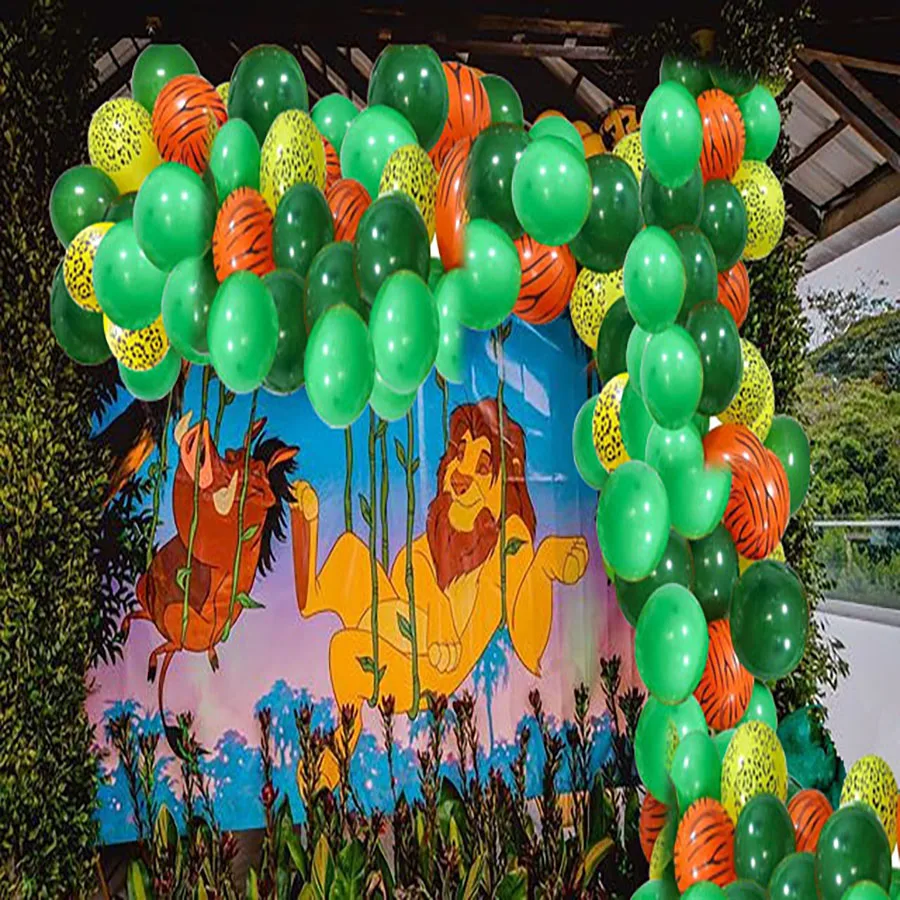 The Lion King-themed balloons acts as a child's birthday party, representing a brave, strong spirit.
The Lion King-themed balloons acts as a child's birthday party, representing a brave, strong spirit.