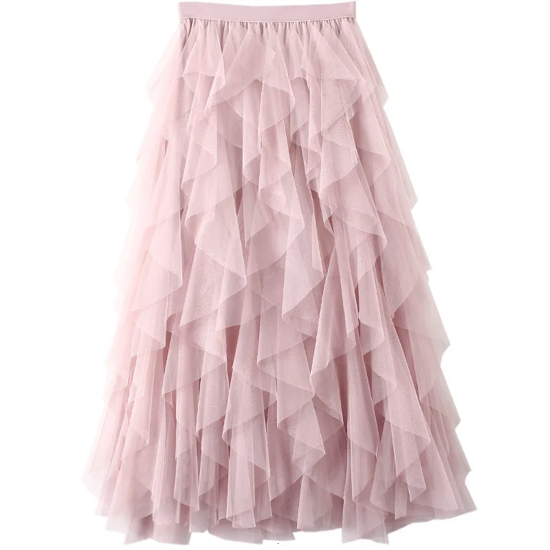 2019 Korean Fashion Tutu Tulle Skirt Women Long Maxi Skirt Spring Summer Autumn Black Pink Grey High Waist Pleated Skirt Female
2019 Korean Fashion Tutu Tulle Skirt Women Long Maxi Skirt Spring Summer Autumn Black Pink Grey High Waist Pleated Skirt Female
