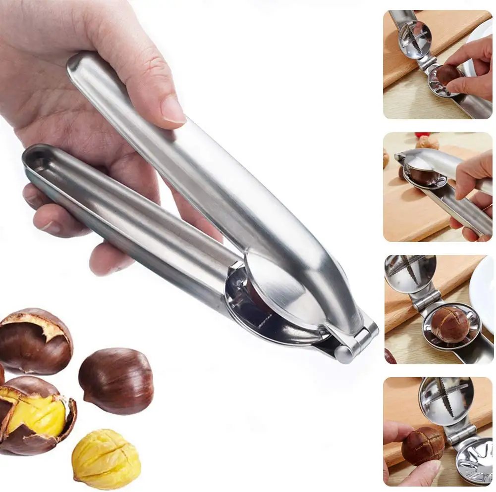 Nutcracker Chestnut Clip Nut Cracker Sheller Walnut Pliers Metal Nut Opener Plier Multifunctional Chestnut Opener Nut Cutter
Nutcracker Chestnut Clip Nut Cracker Sheller Walnut Pliers Metal Nut Opener Plier Multifunctional Chestnut Opener Nut Cutter