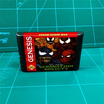 Spider-Man & Venom Seperation Anxiety - 16 bit MD Games Cartridge For MegaDrive Genesis console
Spider-Man & Venom Seperation Anxiety - 16 bit MD Games Cartridge For MegaDrive Genesis console