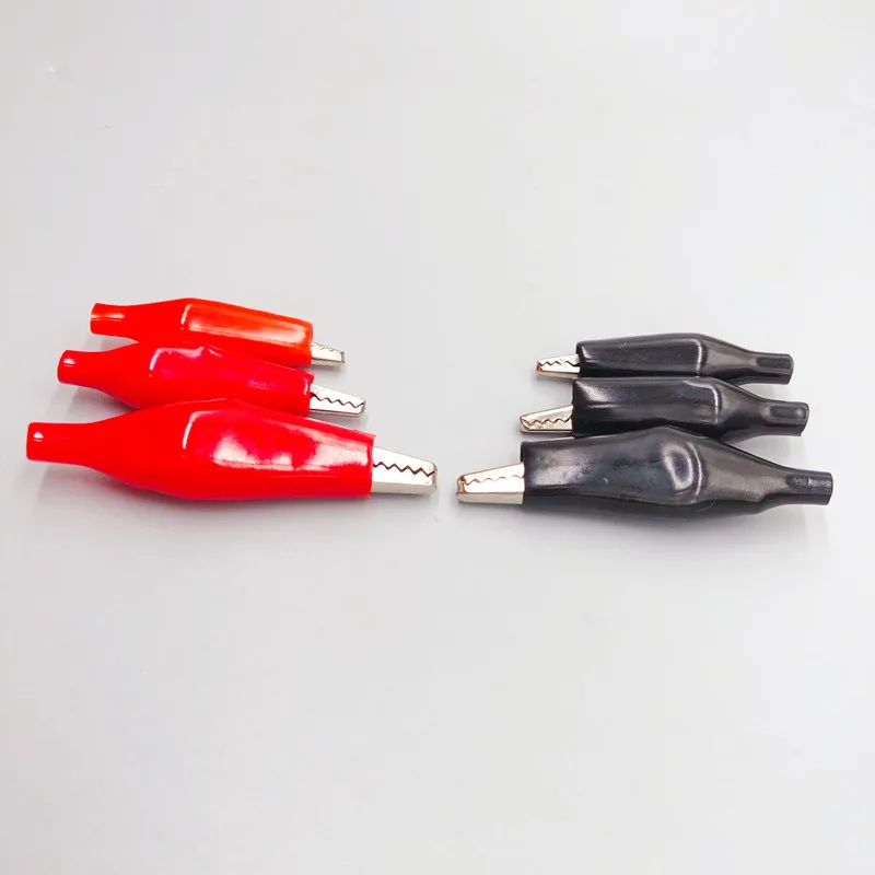 10pc Alligator Clips Electrical DIY Test Leads Alligator Double-ended Crocodile Clips Roach Clip Test Jumper Wire 28mm 35mm 45mm
10pc Alligator Clips Electrical DIY Test Leads Alligator Double-ended Crocodile Clips Roach Clip Test Jumper Wire 28mm 35mm 45mm