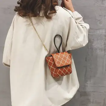 This Year Popular Bag Rhombus Chain Packet Female 2020 Korean-style INS Fashion Hand Small Messenger Bag
This Year Popular Bag Rhombus Chain Packet Female 2020 Korean-style INS Fashion Hand Small Messenger Bag