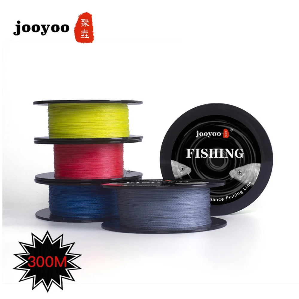 4 Strands 300M PE Braided Fishing Line Super Strong Japan Multifilament Thread for Carp Fishing 8LB-90LB Ice Fishing Line
4 Strands 300M PE Braided Fishing Line Super Strong Japan Multifilament Thread for Carp Fishing 8LB-90LB Ice Fishing Line