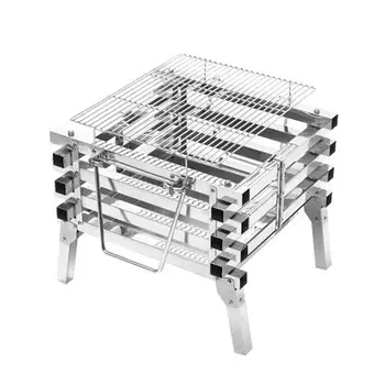 Stainless Steel Folding Barbecue Grill Portable Barbecue Charcoal Grill Wood Stove Bonfire Rack Camping Barbecue Grill Burning
Stainless Steel Folding Barbecue Grill Portable Barbecue Charcoal Grill Wood Stove Bonfire Rack Camping Barbecue Grill Burning