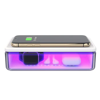 Wireless Charging Function 9LED Sterilization Box Disinfection Storage Box 2020 New Mobile Phone Mask Office Protable Kitchen
Wireless Charging Function 9LED Sterilization Box Disinfection Storage Box 2020 New Mobile Phone Mask Office Protable Kitchen