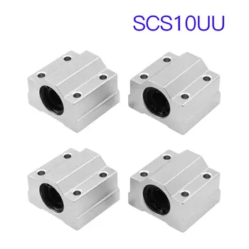 4Pcs SCS6UU SCS8UU SCS10UU SCS12UU SCS16UU SCS20UU Linear Ball Bearing Block CNC Router 3D Printer Parts