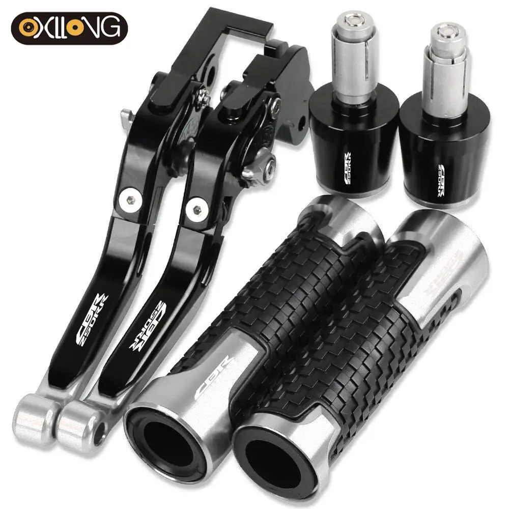 

CBR250RR CBR 250RR Motorcycle Aluminum Brake Clutch Levers Handlebar Hand Grips ends For HONDA CBR250RR NC22