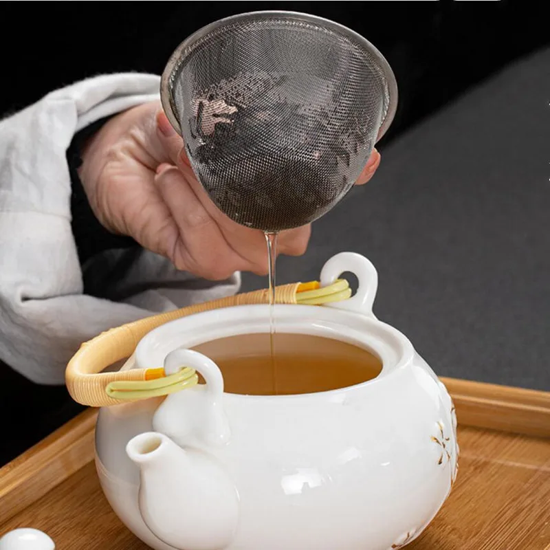 Description Picture 6 of item7 pcs/set Exquisite ceramic Tea sets Handmade kettles tea cups porcelain teapot chinese teaware drinkware tea ceremony set