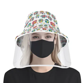 Bucket Hat With Face Shield Cartoon Camping Pattern Sun Protection Hats Women Anti Dust Uv Bucket Hat Fisherman's Cap Kapelusz
Bucket Hat With Face Shield Cartoon Camping Pattern Sun Protection Hats Women Anti Dust Uv Bucket Hat Fisherman's Cap Kapelusz