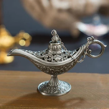 Home Decoration Wishing Aladdin Magic Lamp Art Toy Metal Craft Wedding Decoration Party Gift Antique Decoration Crafts Home
Home Decoration Wishing Aladdin Magic Lamp Art Toy Metal Craft Wedding Decoration Party Gift Antique Decoration Crafts Home