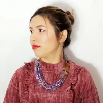 LiiJi Unique Women Big Necklace Ametrines Amethysts Purple Freshwater Pearl Big Agates 8 Rows Toggle Clasp Necklace 57cm
LiiJi Unique Women Big Necklace Ametrines Amethysts Purple Freshwater Pearl Big Agates 8 Rows Toggle Clasp Necklace 57cm