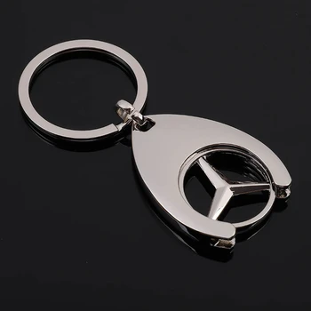 Creative gift metal alloy key ring Supermarket cart coins pendant for Mercedes hollow badge Car keychain Auto Accessories
Creative gift metal alloy key ring Supermarket cart coins pendant for Mercedes hollow badge Car keychain Auto Accessories