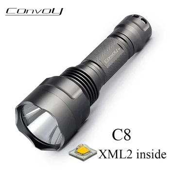 

Convoy C8 Cree XM-L2 T6 U2 LED Flashlight Lanterna Flash Light Tactical Torch Camp Lamp Police Work Light Camping Bike Lantern