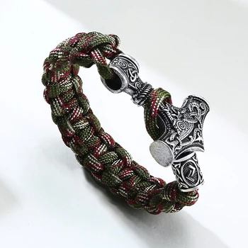 THOR'S HAMMER BRAIDED ROPE VIKING BRACELET NORSE SCANDINAVIAN BRACELET VIKING MJOLNIR BRACELETS AMULET AMULETCELTIC HAMMER BRACE
THOR'S HAMMER BRAIDED ROPE VIKING BRACELET NORSE SCANDINAVIAN BRACELET VIKING MJOLNIR BRACELETS AMULET AMULETCELTIC HAMMER BRACE