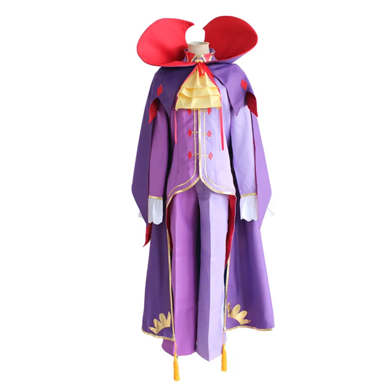 Re Life in a different world from zero Roawaal L Mathers cosplay Costumes Men Complete Outfit Fancy Party Clothes Purple Unifor
Re Life in a different world from zero Roawaal L Mathers cosplay Costumes Men Complete Outfit Fancy Party Clothes Purple Unifor