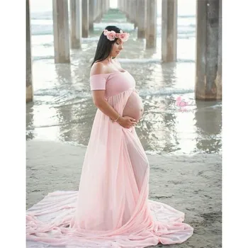 Sexy Maternity Dresses For Photo Shoot Chiffon Pregnancy Dress Photography Prop Maxi Gown Dresses For Pregnant Women Clothes 
Sexy Maternity Dresses For Photo Shoot Chiffon Pregnancy Dress Photography Prop Maxi Gown Dresses For Pregnant Women Clothes