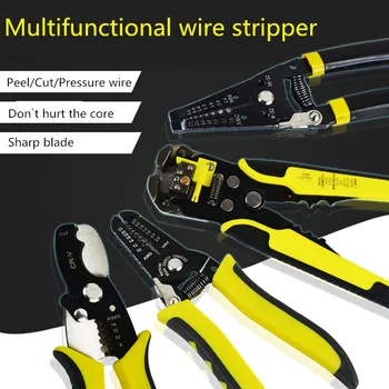 Multi-function stripping tools Crimper Cable Cutter stripping pliers Terminal cable stripping pliers automatic stripping pliers
Multi-function stripping tools Crimper Cable Cutter stripping pliers Terminal cable stripping pliers automatic stripping pliers
