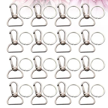 100 pcs Keychain Accessories Practical Multifunction Zinc Alloy Key Rings Snap Hooks Dog Hooks Keychain Buckles for DIY Craft
100 pcs Keychain Accessories Practical Multifunction Zinc Alloy Key Rings Snap Hooks Dog Hooks Keychain Buckles for DIY Craft