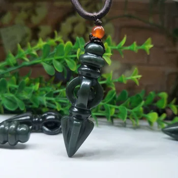 DROP SHIPPING XINJIANG HETIAN JADE VAJRA PENDANT NECKLACE JADE JINGANGCHU LUCKY AMULET NECKLACE WITH CHAIN FOR MEN WOMEN GIFT
DROP SHIPPING XINJIANG HETIAN JADE VAJRA PENDANT NECKLACE JADE JINGANGCHU LUCKY AMULET NECKLACE WITH CHAIN FOR MEN WOMEN GIFT