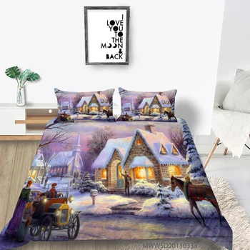 2021 New Bed Christmas Bedding Sets Duvet Cover Set With Pillowcase Sets Queen/King Size
2021 New Bed Christmas Bedding Sets Duvet Cover Set With Pillowcase Sets Queen/King Size