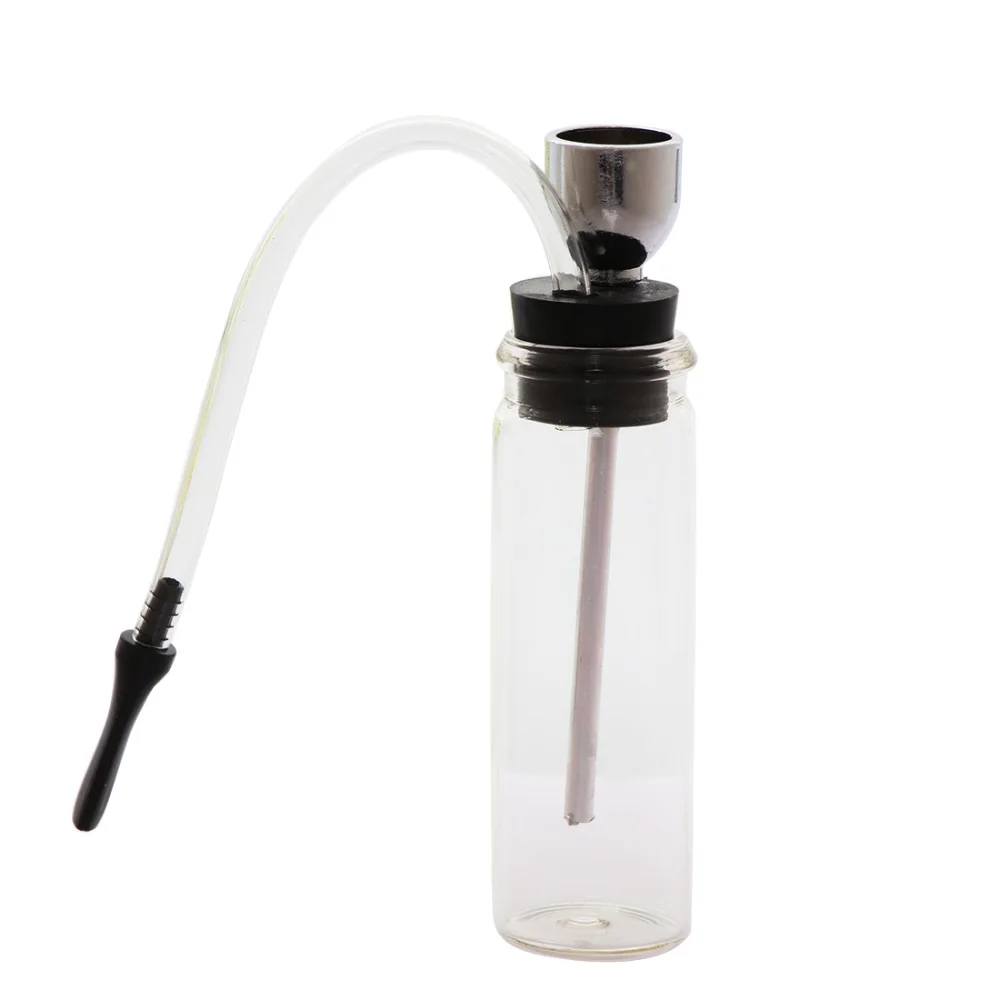 Мини Кальян прозрачная стеклянная водная лампа-держатель для сигар трубки