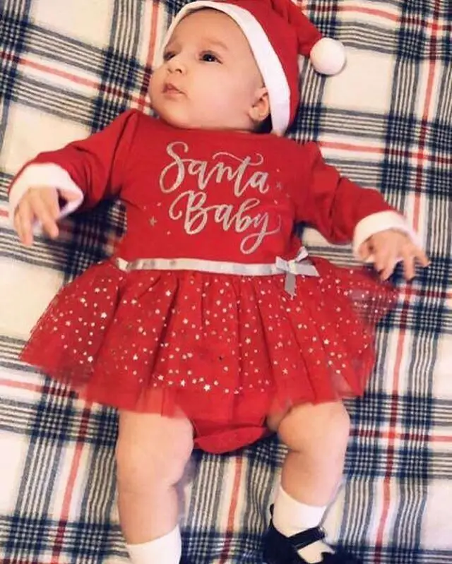 Christmas Newborn Baby Girls Clothes Bautizo Princess Clothes Xmas Santa Romper Tulle Dress Tutu Baby Girls Vestido Infantil 
Christmas Newborn Baby Girls Clothes Bautizo Princess Clothes Xmas Santa Romper Tulle Dress Tutu Baby Girls Vestido Infantil