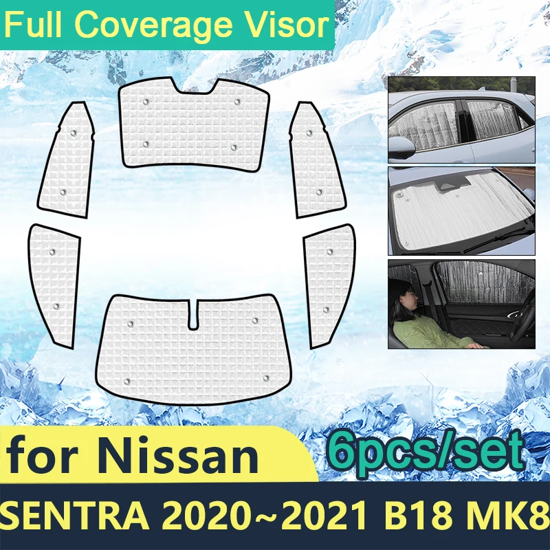 Full Covers Sunshades For Nissan Sentra B18 Mk8 2020 2021 Car Sun Protection Windshields Side Window Visor Shaby Accessories
Full Covers Sunshades For Nissan Sentra B18 Mk8 2020 2021 Car Sun Protection Windshields Side Window Visor Shaby Accessories