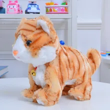 Robot Cats Sound Control Kitty Electronic Plush Animal Toy Stand Walk Mew Interactive Cat Electric Pet Toys For Children Gift
Robot Cats Sound Control Kitty Electronic Plush Animal Toy Stand Walk Mew Interactive Cat Electric Pet Toys For Children Gift
