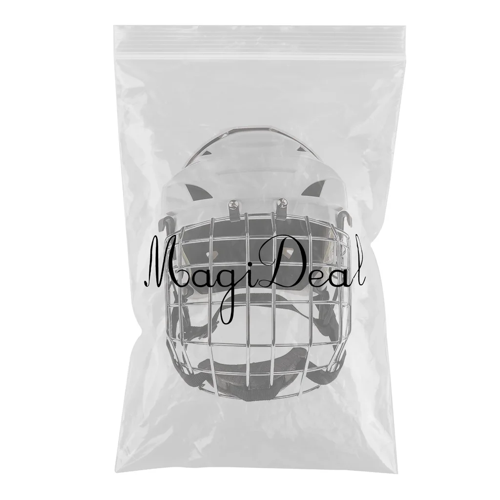 Adjustable Ice Hockey Helmet & Face Combo For Men & Women White M/L Adjustable Ice Hockey Helmet & Face Combo For Men & Women White M/L