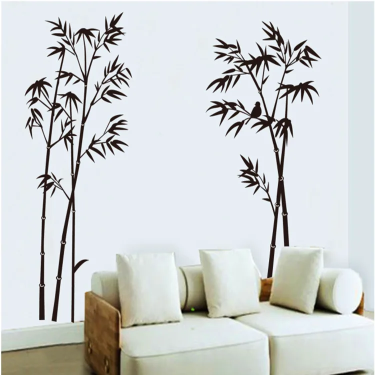 PVC Material Wall Stickers Bedroom Living Room Rest Area Stickers Glass Screen Decorative Stickers Black Bamboo
PVC Material Wall Stickers Bedroom Living Room Rest Area Stickers Glass Screen Decorative Stickers Black Bamboo