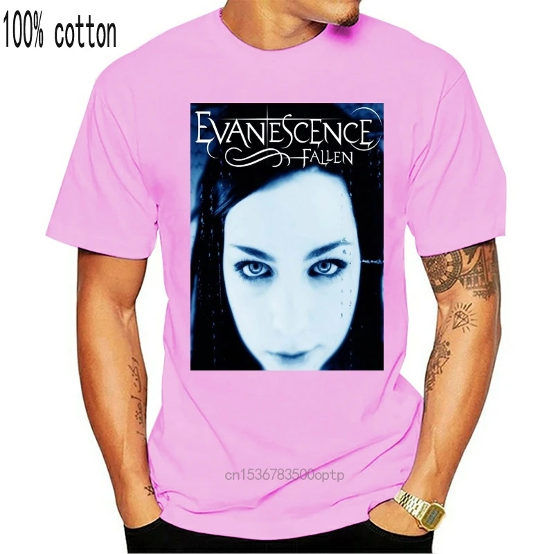 Фото Evanescence опавших T рубашка в стиле Рок концерт группы футболка Маленькие размеры |