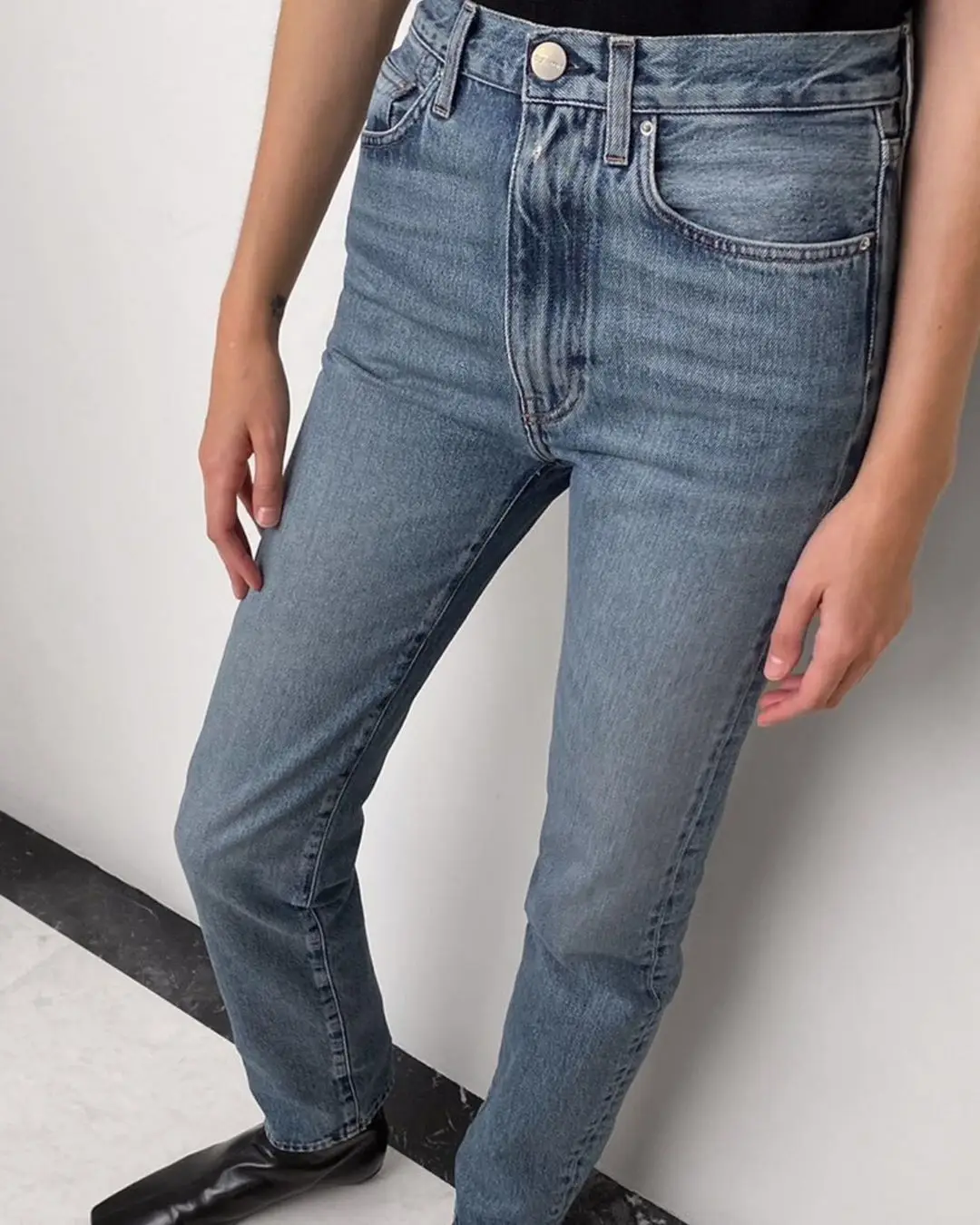 Jeans Pants Women New Retro Washed Mid-high Waist Straight-leg Slim Jeans Women
Jeans Pants Women New Retro Washed Mid-high Waist Straight-leg Slim Jeans Women
