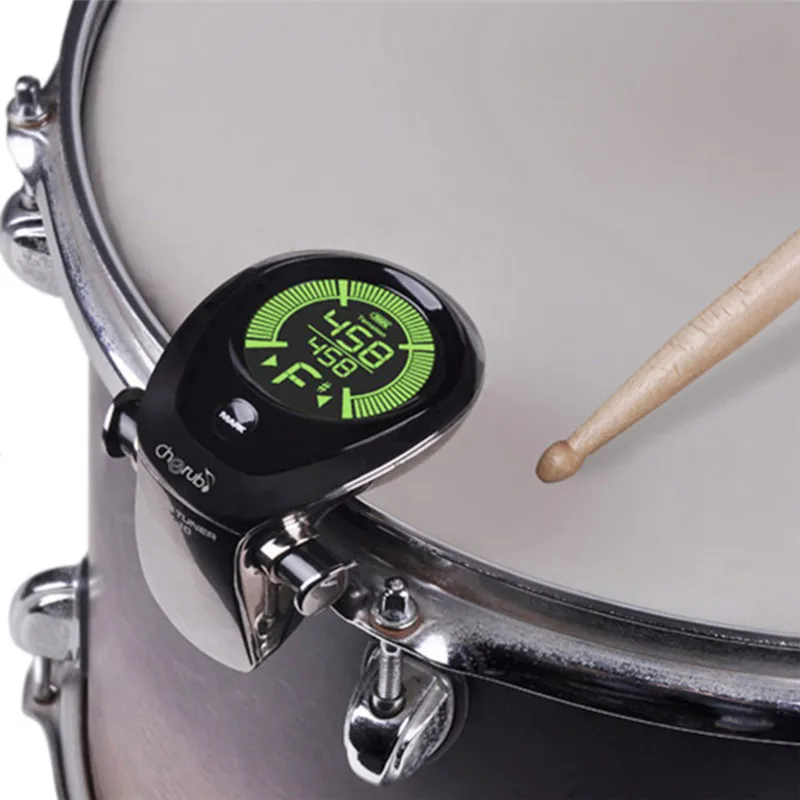 Cherub New Black Shelf Drum DT-10 Tuner Tuning Table Accurate USB Rechargeable Perfect Musical Instruments Parts Accessories
Cherub New Black Shelf Drum DT-10 Tuner Tuning Table Accurate USB Rechargeable Perfect Musical Instruments Parts Accessories