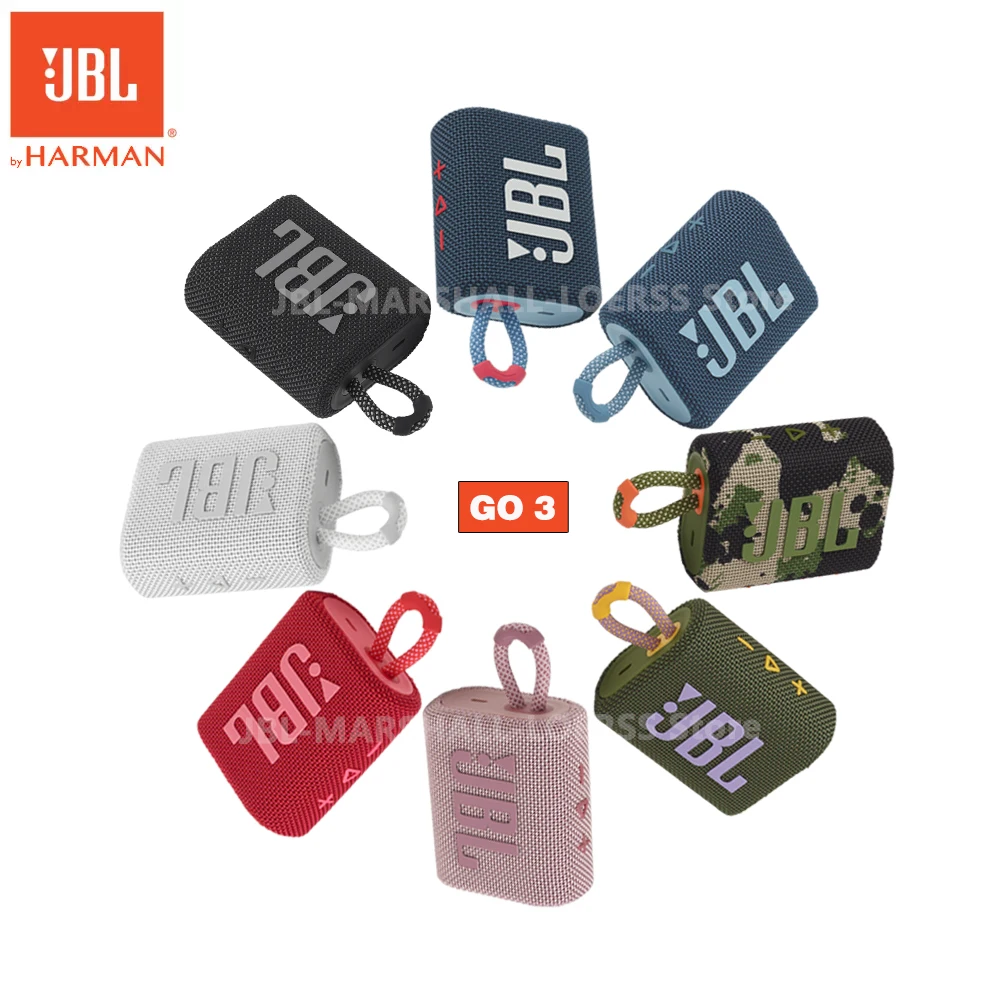 JBL GO 3 Портативный беспроводной Bluetooth динамик GO3 IP67 Водонепроницаемый Спорт на