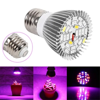 New 18W 28W AC 85-265V E27 LED Grow Lamp Flower Seed Plants Hydroponic Grow Light Lamp Bulb Full Spectrum Plant Light Lighting 
New 18W 28W AC 85-265V E27 LED Grow Lamp Flower Seed Plants Hydroponic Grow Light Lamp Bulb Full Spectrum Plant Light Lighting