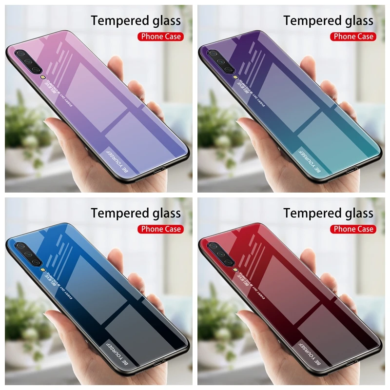 Gradient Tempered Glass Case For Xiaomi Mi 9 SE 9T Redmi Note 7 Pro CC9 E Case TPU Edge Shockproof Phone Cover On Redmi K20 Pro
Gradient Tempered Glass Case For Xiaomi Mi 9 SE 9T Redmi Note 7 Pro CC9 E Case TPU Edge Shockproof Phone Cover On Redmi K20 Pro